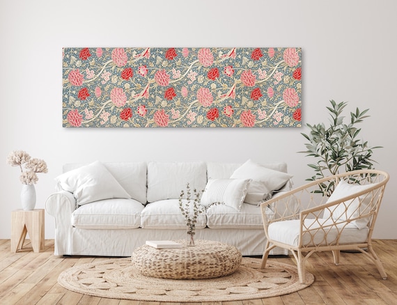 William Morris Windrush Famous Pattern Famous Painting William Morris Pattern Print Huge Canvas Home Decor Victorian Wall Art Nouveau Print