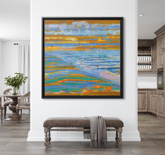 Piet Mondrian Art Famous Abstract Art Mondrian Wall Art Bauhaus Print Dutch Art Painting Mondrian Large Abstract Painting De Stijl Mondrian
