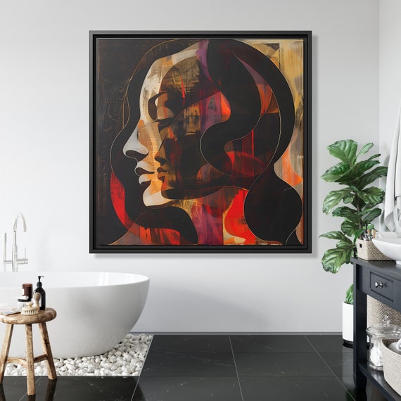 Wall Art Picasso Pint Modern Cubism Painting Picasso Canvas Big Painting Pop Culture Poster Picasso Cubist Wall Art New Homeowner Gift Print