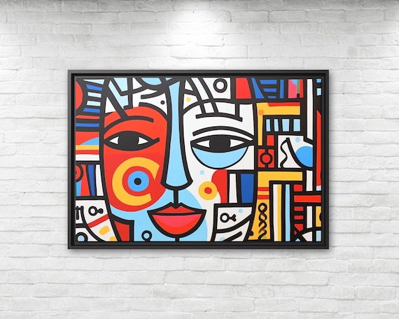 Keith Haring Wall Art Haring Pop Art Keith Haring Pop Artwork Pop Culture Poster Keith Haring Popart Street Art on Canvas Keith Pop Art