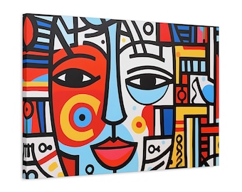 Keith Haring Wall Art Haring Pop Art Keith Haring Pop Artwork Pop Culture Poster Keith Haring Popart Street Art on Canvas Keith Pop Art