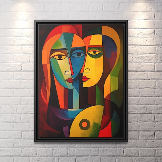 Pablo Picasso Modern Cubism Picasso Print Wall Art Picasso Painting Cubist Artwork Picasso Wall Art Cute Apartment Decor Picasso Poster Art