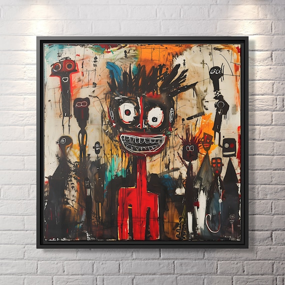 Modern Art Canvas Street Art Print Abstract Wall Art Graffiti Art Print Large Canvas Art Trendy Wall decor Urban Art Canvas Abstract Print