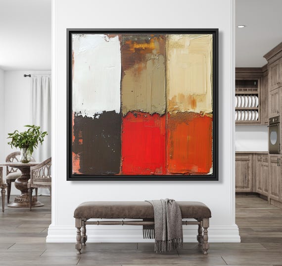 Mark Rothko Painting Abstract Art Rothko Minimalism Painting Rothko Canvas Large Art Work Mark Rothko Inspired Painting Rothko Wall Art