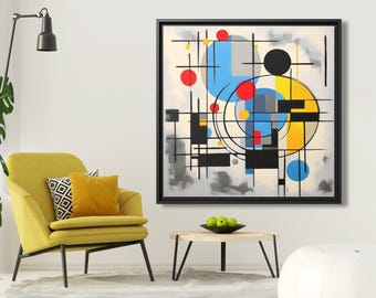 Piet Mondrian Art Famous Abstract Art Mondrian Wall Art