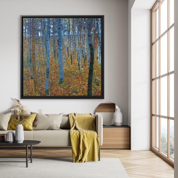Gustav Klimt Beech Grove I Gustav Klimt Famous Painting Klimt Art Print Huge Canvas Home Decor Gustav Klimt Landscape Klimt Beech Grove I