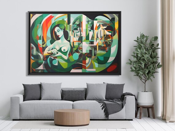 Cubist Painting Pablo Picasso Pint Wall Art Picasso Cubist Artwork Picasso Wall Art Abstract Art Work Picasso Drawing Huge Wall Art Picasso