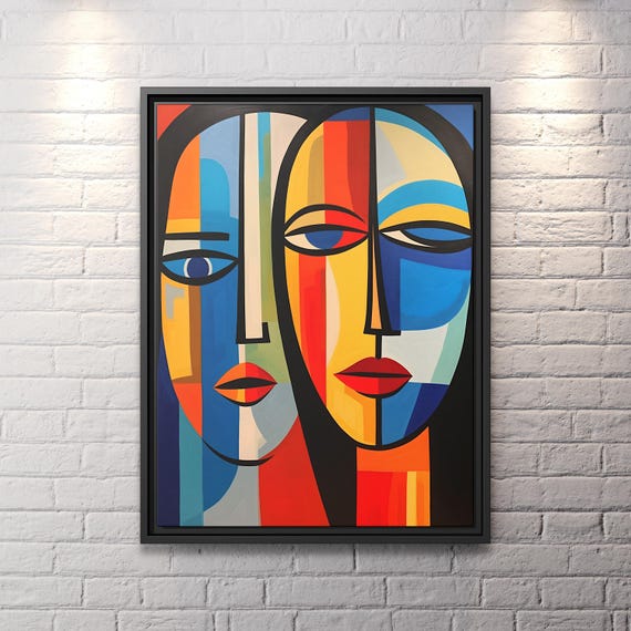 Cubist Painting Pablo Picasso Wall Art Cubism Print Picasso Canvas Print Picasso Art Home Decor Picasso Cubism Artwork Picasso Art Print