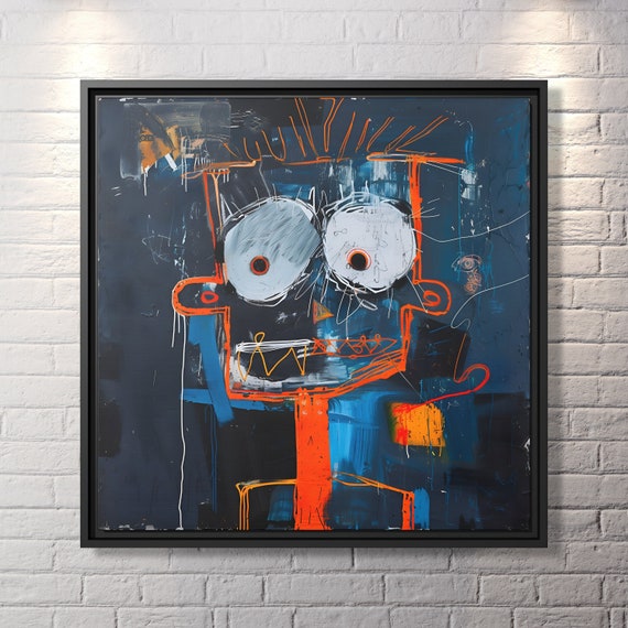 Graffiti Canvas Wall Art Street Art Graffiti Print Urban Wall Decor Modern Canvas Art Abstract Contemporary Painting Art Housewarming Gift