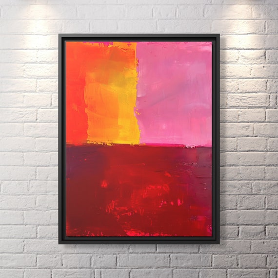 Mark Rothko Wall Art Minimalism Painting Rothko Print Work Mark Rothko Painting Famous Abstract Art Rothko Canvas Large Abstract Painting