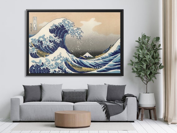 The Great Wave Off Kanagawa Hokusai Art Print The Great Wave Art Hokusai Poster Great Wave Kanagawa Hokusai Wall Art The Great Wave Print