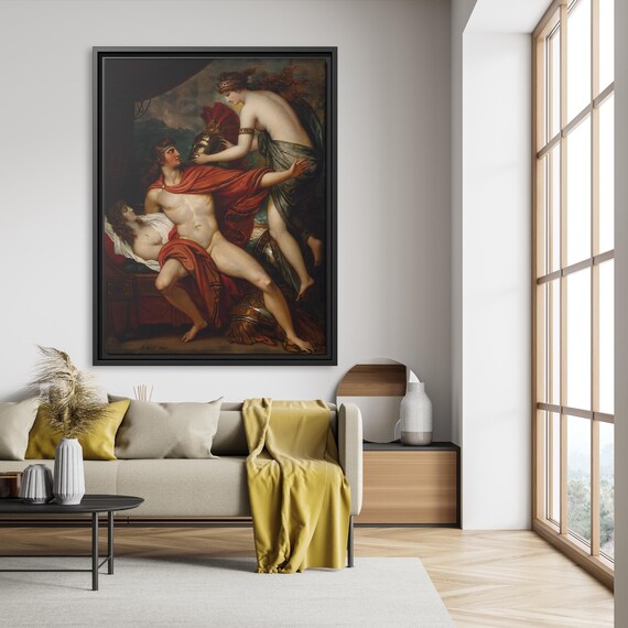Benjamin West Thetis Bringing the Armor to Achilles Benjamin West Painting Achilles Wall Art Achilles Artwork Benjamin West Print Achilles