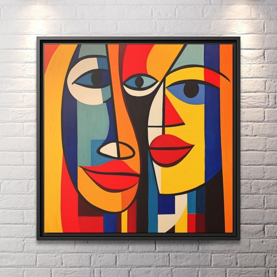 Pablo Picasso Print Wall Art Picasso Painting Modern Cubism Painting Picasso Wall Art Famous Artist Print Picasso Print Large Art Work Print