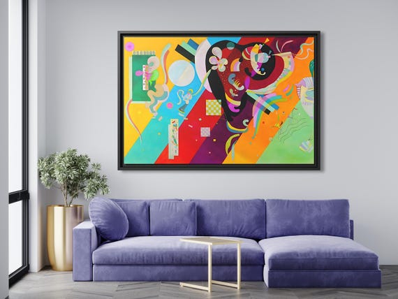 Wassily Kandinsky Composition IX Wall Art Kandinsky Painting Famous Abstract Art Kandinsky Print Large Abstract Painting Kandinsky Artwork