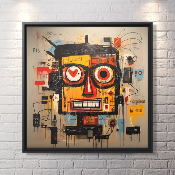 Modern Art Canvas Street Art Print Abstract Wall Art Graffiti Art Print Large Canvas Art Trendy Wall decor Urban Art Canvas Abstract Print