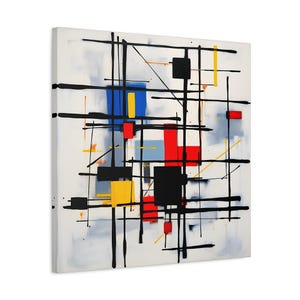 Piet Mondrian Wall Art Große abstrakte Kunst Piet Mondrian Wall Art Große abstrakte Kunst Piet Mondrian Print De Stijl Abstrakte Kunstarbeit