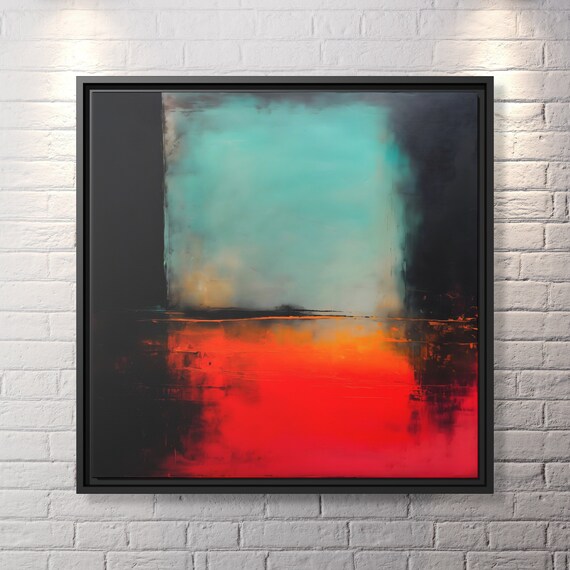 Mark Rothko Wall Art Minimalism Painting Rothko Print Work Mark Rothko Painting Famous Abstract Art Rothko Canvas Large Abstract Painting