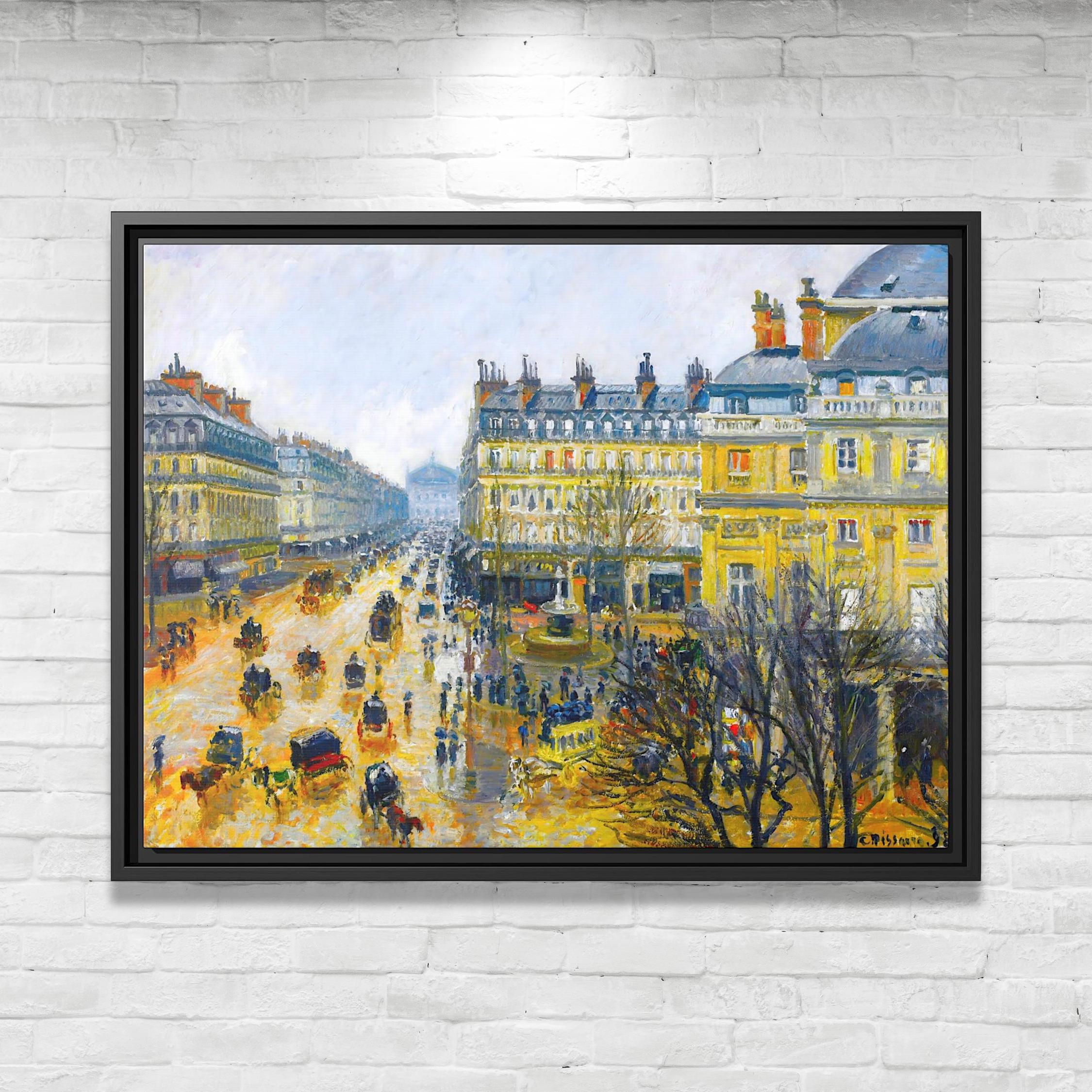 Camille Pissarro French Theater Square Paris Camille Pissarro