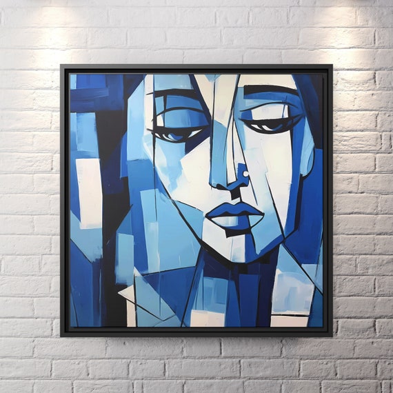 Wall Art Picasso Pint Modern Cubism Painting Picasso Canvas Big Painting Pop Culture Poster Picasso Cubist Wall Art New Homeowner Gift Print