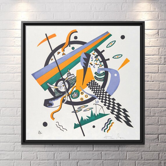 Kandinsky Small Worlds Wassily Kandinsky Wall Art Kandinsky Painting Famous Abstract Kandinsky Print Abstract Painting Kandinsky Artwork