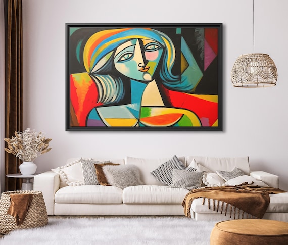 Pablo Picasso Print Wall Art Picasso Painting Modern Cubism Painting Picasso Wall Art Famous Artist Print Picasso Print Large Art Work Print
