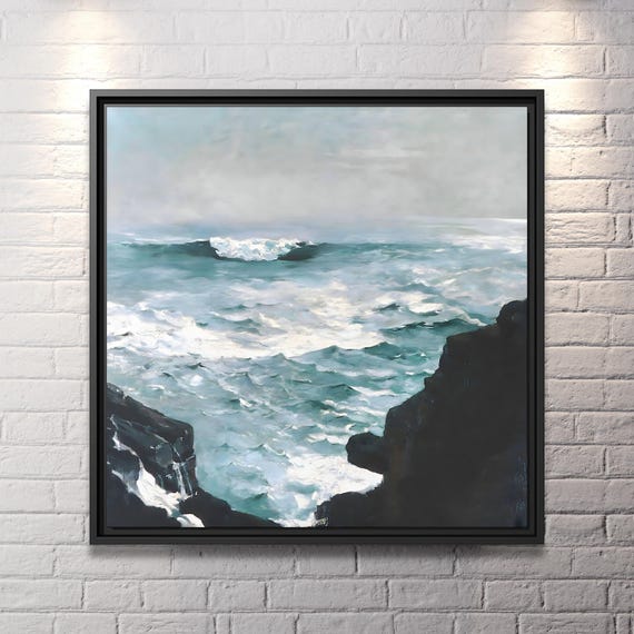 Cannon Rock Winslow Homer The MET Museum Painting Winslow Homer Seascape Wall Art Ocean Painting Sea Ocean Winslow Homer Cannon Rock