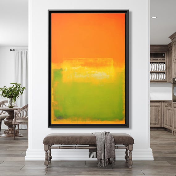 Mark Rothko Painting Gallery Wall Frames Mark Rothko Wall Art Minimalism Painting Abstract Art Work Mark Rothko Poster Huge Wall Art Rothko