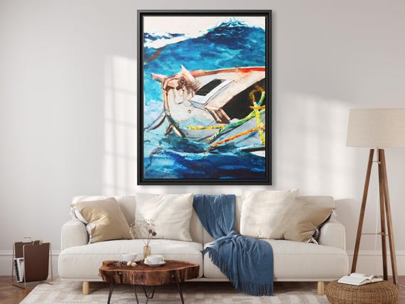 Winslow Homer The Gulf Stream Winslow Homer Wall Art Homer Painting Winslow Homer Print Beach Wall Art Boat Sea Painting Watercolor Sea