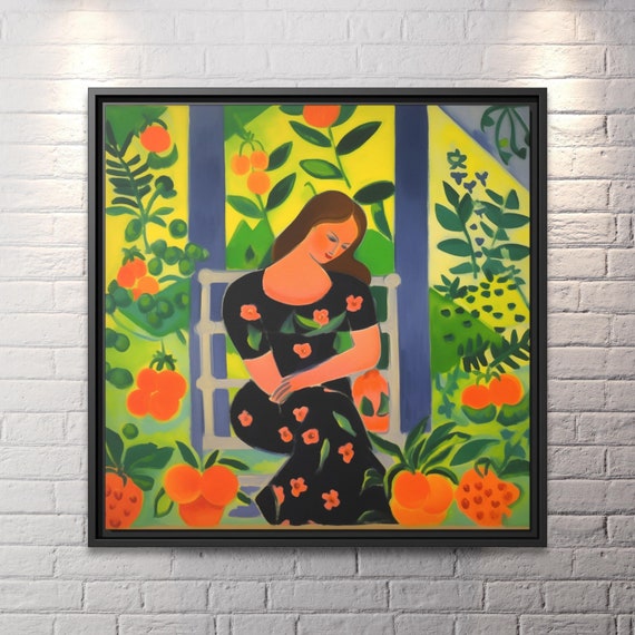 Henri Matisse Art Fauvism Print Henri Matisse Canvas Fauvism Art Cute Apartment Decor Matisse Woman Henri Matisse Print Matisse Painting