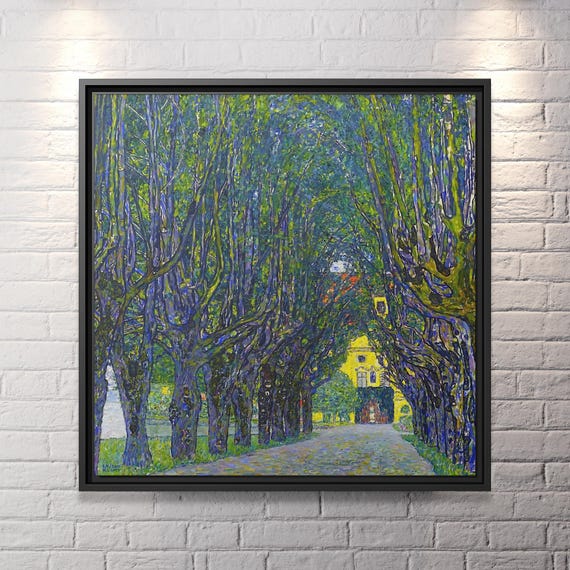 Gustav Klimt Allee at Schloss Kammer Gustav Klimt Famous Painting Klimt Art Print Huge Canvas Home Decor Gustav Klimt Landscape Print Klimt