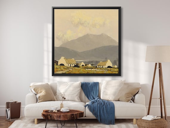 Paul Henry Print Connemara Paul Henri Wall Art Connemara Henry Paul Irish Landscape Connemara Wall Art Irish Painting Ireland Countryside
