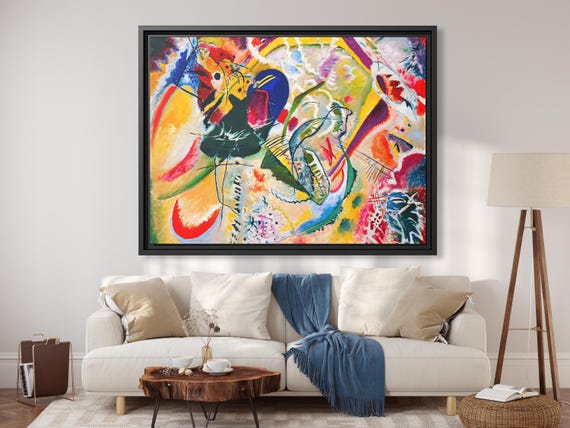 Kandinsky Improvisation Wassily Kandinsky Wall Art Kandinsky Painting Famous Abstract Kandinsky Print Abstract Painting Kandinsky Artwork