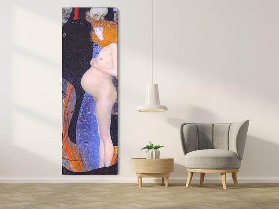 Gustav Klimt Hope Gustav Klimt Famous Painting Klimt Wall Art Gustav Klimt Print Gustav Klimt Hope Painting Art Nouveau Gustav Klimt Hope