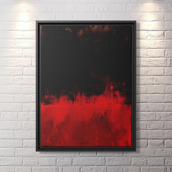 Mark Rothko Wall Art Minimalism Painting Rothko Print Work Mark Rothko Painting Famous Abstract Art Rothko Canvas Large Abstract Painting