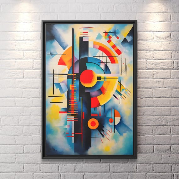 Wassily Kandinsky Composition Wall Art Kandinsky Painting Famous Abstract Art Kandinsky Print Large Abstract Painting Kandinsky Artwork