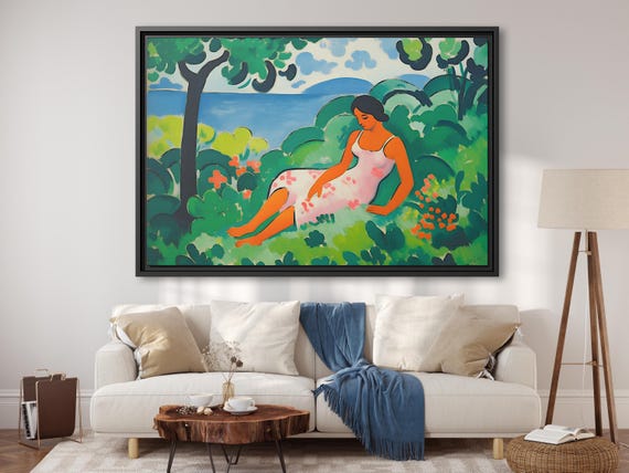 Henri Matisse Canvas Print Matisse Fauvism Henri Matisse Art Matisse Landscape Henri Matisse Poster Matisse Abstract Henri Matisse Print