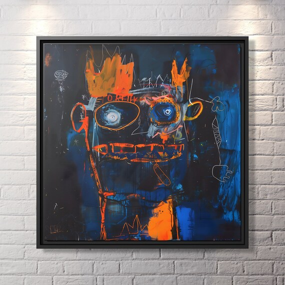 Street Art Canvas Print Abstract Graffiti Art Modern Wall Decor Large Wall Art Urban Art Housewarming Gift Abstract Painting Canvas Print