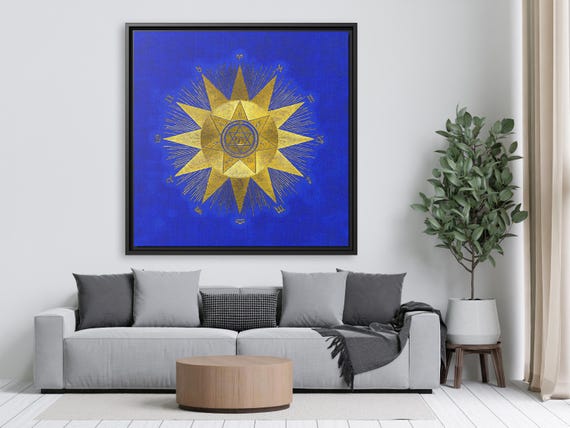 Solar Biology Hiram Erastus Butler The Rising Signs Wall Art Decor Astrology Canvas Print Astrological Signs Zodiac Wall Art Horoscope Print