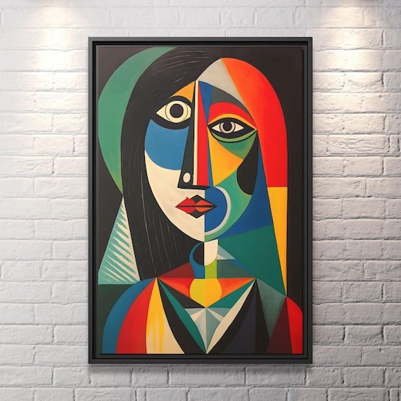 Canvas Print Picasso Cubism Wall Art Picasso Art Decor Extra Large Painting Living room Wall Art Bedroom Painting Picasso Print Art Gift