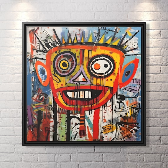 Graffiti Canvas Wall Art Street Art Graffiti Print Urban Wall Decor Modern Canvas Art Abstract Contemporary Painting Art Housewarming Gift