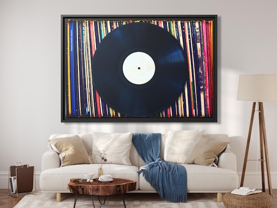 Music Wall Art Vinyl Record Wall Art Music Decor Vintage Vinyl Covers Canvas Print Album Collection Music Large Canvas Art Musical Gifts