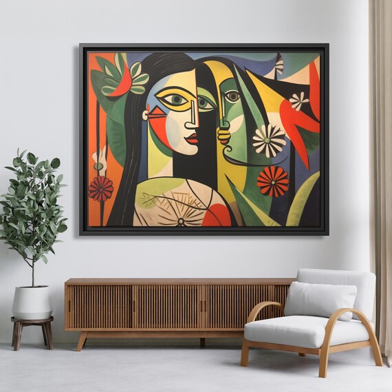Canvas Print Picasso Cubism Wall Art Picasso Art Decor Extra Large Painting Living room Wall Art Bedroom Painting Picasso Print Art Gift