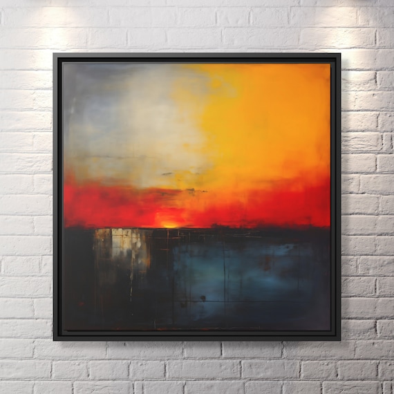 Mark Rothko Wall Art Minimalism Painting Rothko Print Work Mark Rothko Painting Famous Abstract Art Rothko Canvas Large Abstract Painting
