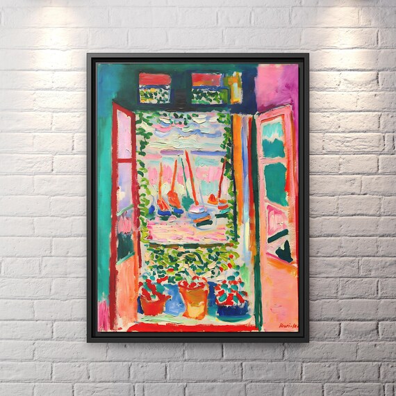 Henri Matisse Open Window Collioure Henri Matisse Painting Henri Matisse Landscape Matisse Open Window Matisse Artwork Henri Matisse Art