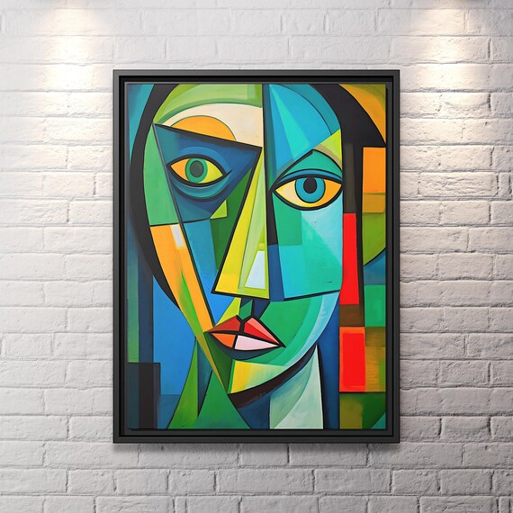 Pablo Picasso Print Wall Art Picasso Painting Modern Cubism Painting Picasso Wall Art Famous Artist Print Picasso Print Large Art Work Print