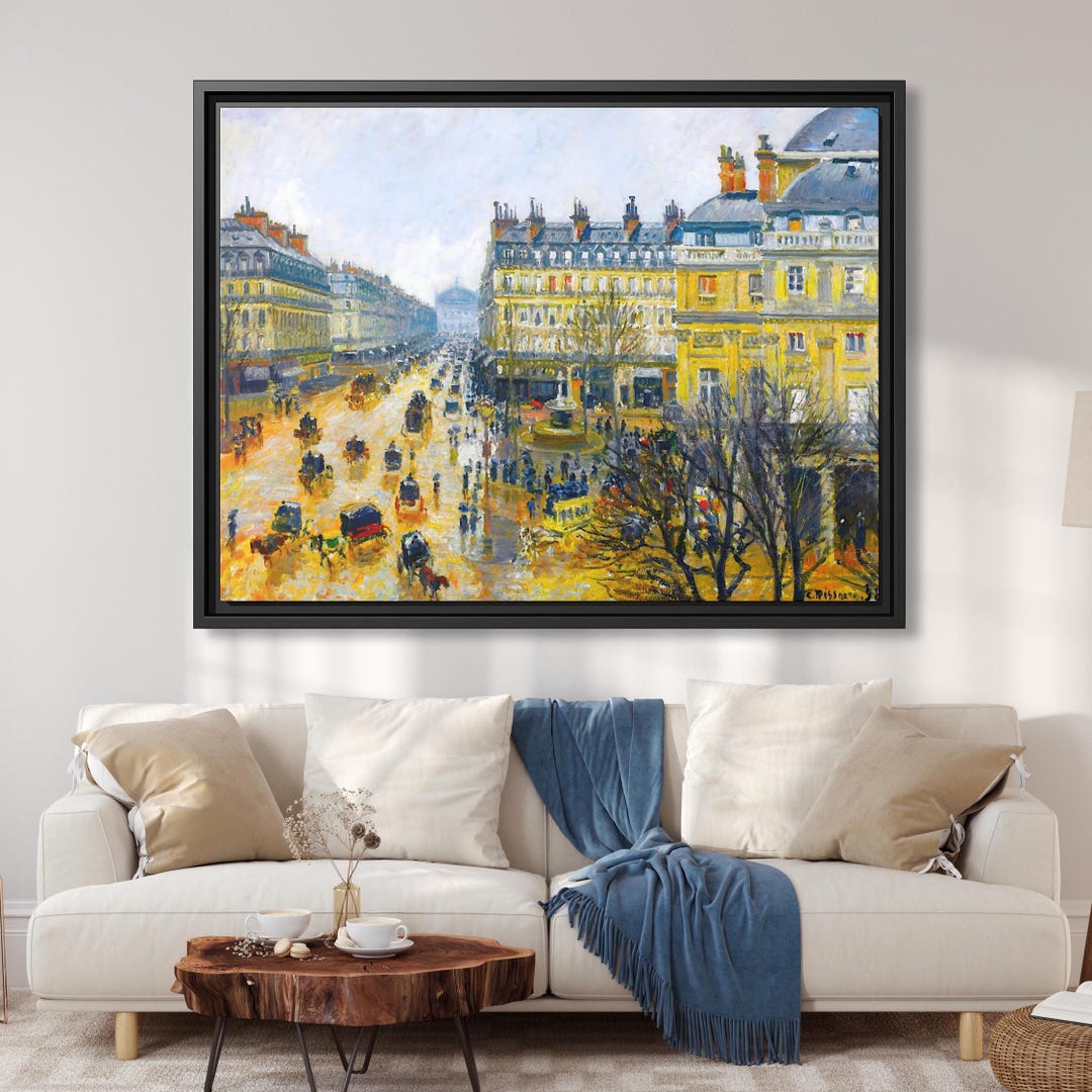 Camille Pissarro French Theater Square Paris Camille Pissarro