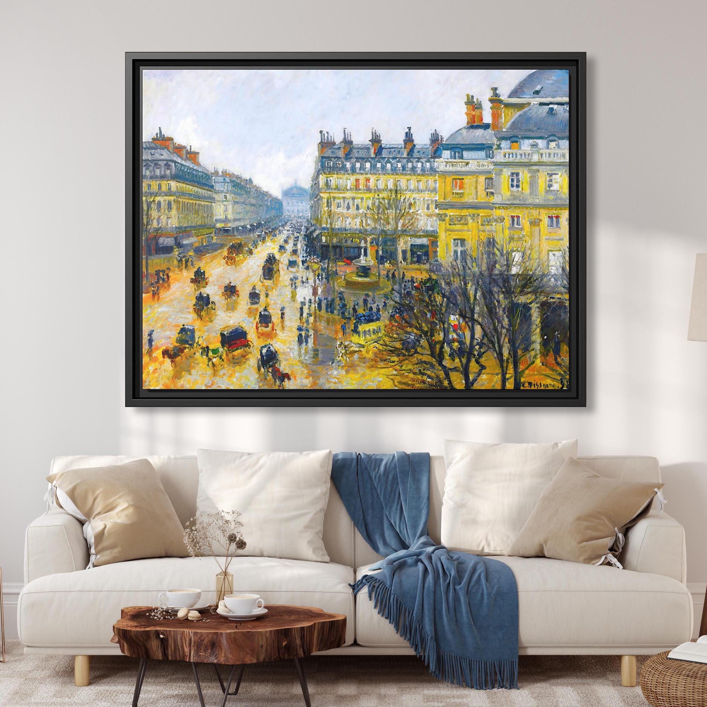 Camille Pissarro French Theater Square Paris Camille Pissarro