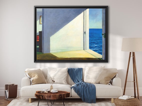 Edward Hopper Rooms by the Sea Canvas Print Edward Hopper Large Art Print Edward Hopper Abstract Large Art Gift Edward Hopper Wall Decor