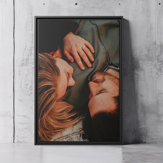 Personalized Canvas Picture Personalized Photo Family Canvas Print Christmas Gift for Her Engagement Anniversary Gift Custom Family Portrait