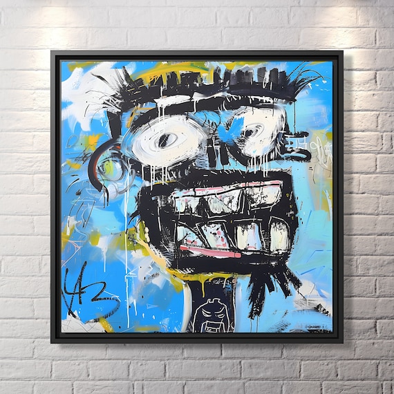 Street Art Canvas Print Abstract Graffiti Art Modern Wall Decor Large Wall Art Urban Art Housewarming Gift Abstract Painting Canvas Print